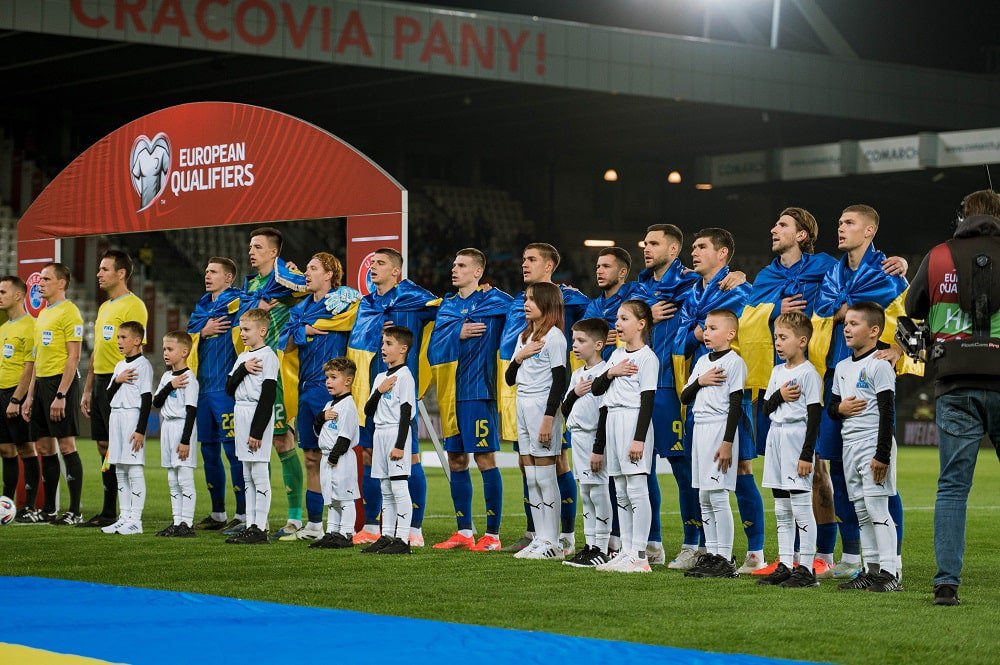 Футболісти збірної України перед матчем