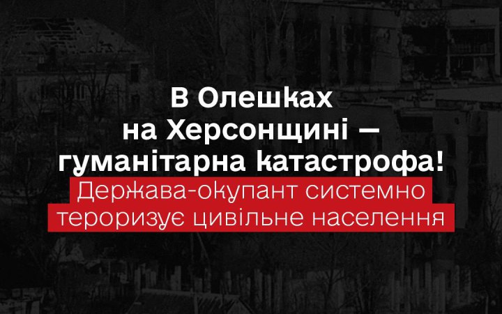 Лубінець звернувся до МКЧХ через гуманітарну катастрофу в Олешках на ТОТ Херсонщини 