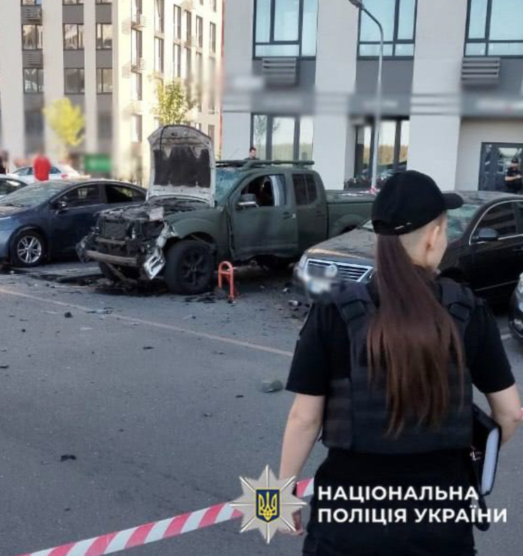 Вибух в авто в Києві 