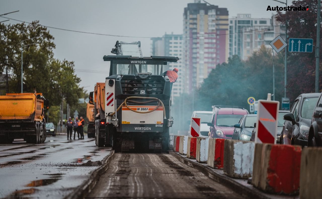 ремонт Харківського шосе 