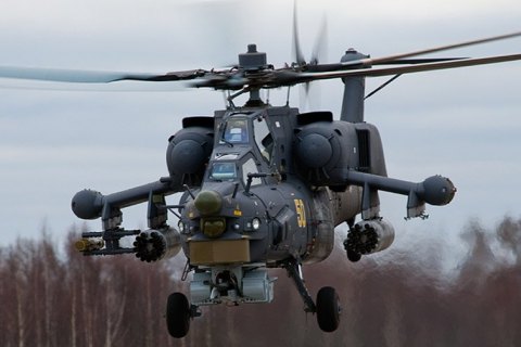 На авиашоу в России разбился боевой вертолет