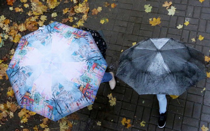 У неділю на більшості території України очікується дощ та мокрий сніг