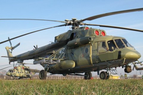 В России после жесткой посадки полностью сгорел вертолет
