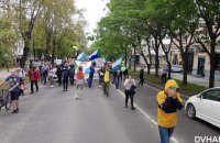 В Хабаровске более тысячи жителей вышли на антикремлевский митинг