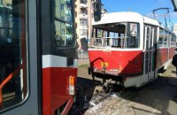 В Харькове столкнулись два трамвая, есть пострадавшие