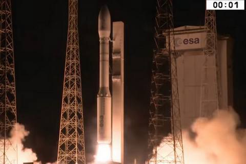 Ракета Vega с украинским двигателем вывела на орбиту два спутника