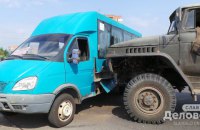 В Славянске военный грузовик врезался в маршрутку (обновлено)
