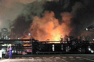 В Японии взорвался химический завод 