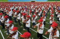4000 школьников с Тайваня побили рекорд одновременной игры на скрипке