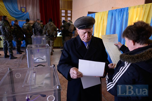 Выборы в Новоайдаре в 2014 г.