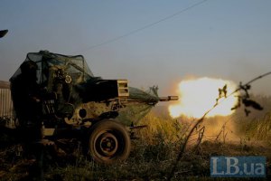 Українські військові незважаючи на атаку бойовиків встановили блокпост у Горлівці