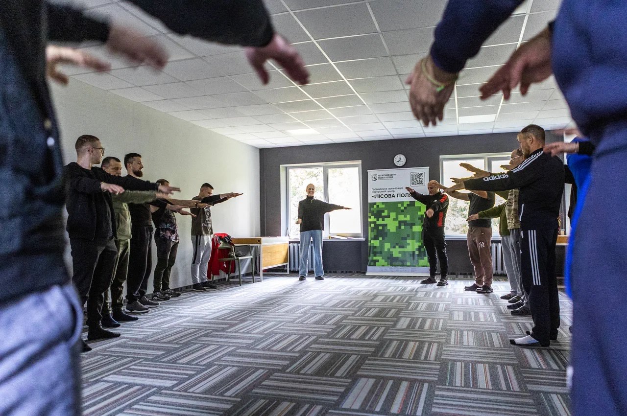 В центрі психологічної реабілітації військових 'Лісова Поляна'