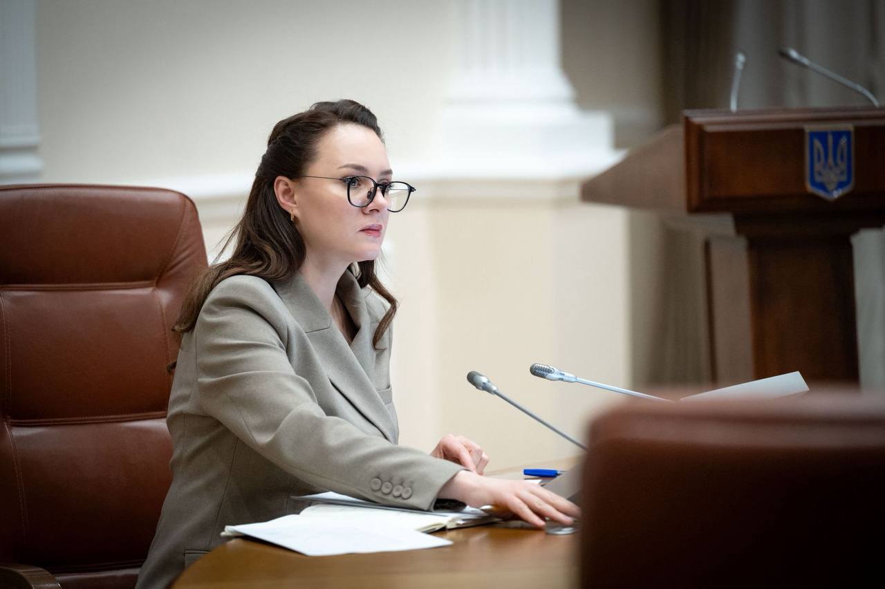 Премʼєр-міністерка Юлія Свириденко