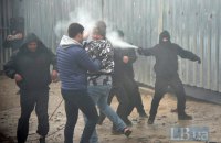Возле стройки у киевского Ботсада произошли столкновения