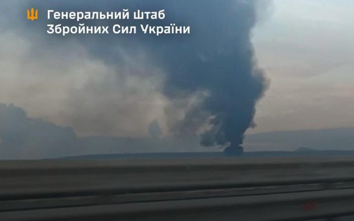 ​Сили безпілотних систем уразили нафтовий термінал окупантів у Феодосії