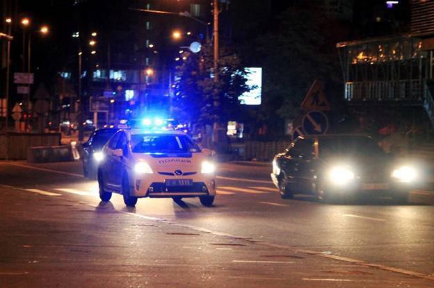 Первое ночное патрулирование новой полиции Киева