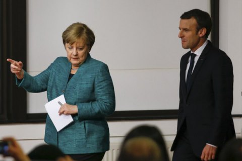 Макрон и Меркель написали письмо Путину из-за ситуации в Восточной Гуте