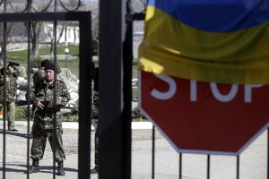 Российские солдаты захватили пост радиотехнической разведки в Крыму