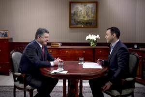 Порошенко дав інтерв'ю "Інтеру"