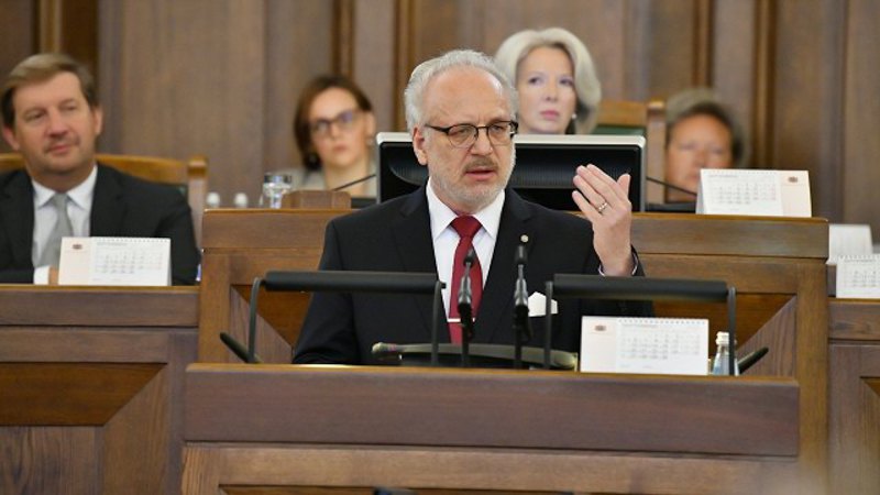 Президент Латвійської республіки Егілс Левітс