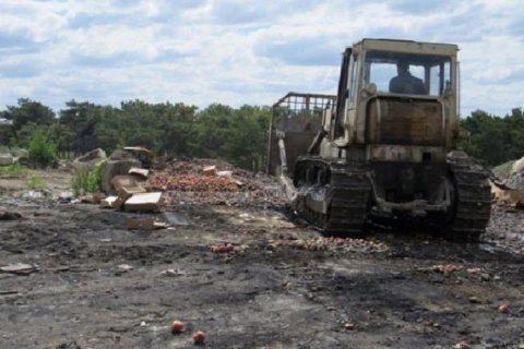 В Крыму за месяц уничтожили более 15 тонн продуктов из Европы