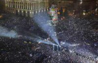 В оппозиции насчитали 2 млн человек на Майдане в новогоднюю ночь