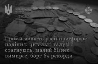 Розвідка: Російська промисловість входить у стагнацію на початку 2026 року