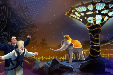 Кличко випустив анімаційне привітання українців з Новим роком та Різдвом 
