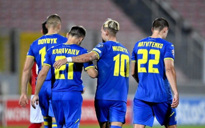 Україна обіграла Мальту та повернула собі друге місце у відбірковій групі кваліфікації Євро-2024