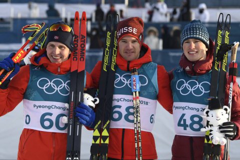 Швейцарец Колонья выиграл на Олимпиаде 15-километровую лыжную гонку коньковым ходом