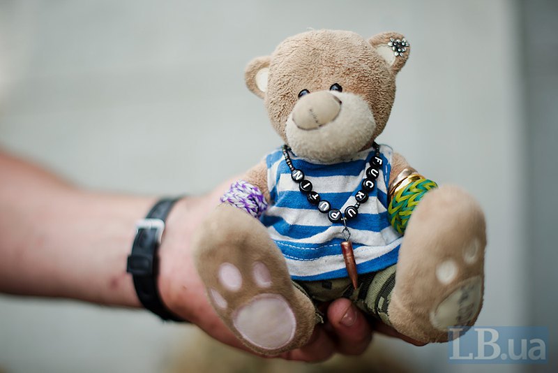 Ведмедик-талісман від 9-річної доньки