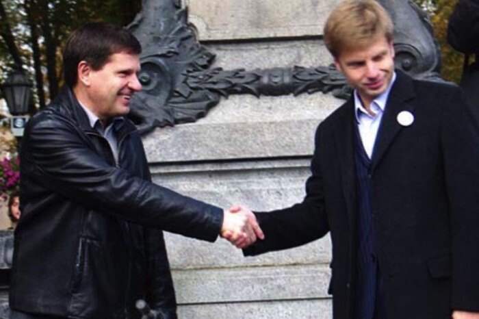 Олексій Костусєв та його син Олексій Гончаренко