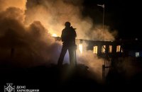 Троє мешканців Великого Бурлука на Харківщині вночі постраждали через російську атаку