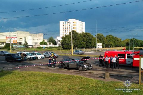 В Черкассах взорвался автомобиль местного бизнесмена