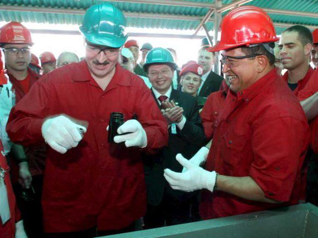 Александр Лукашенко и Уго Чавез