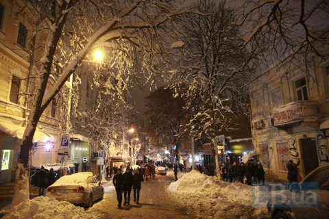 У перший день нового року в Києві до +6