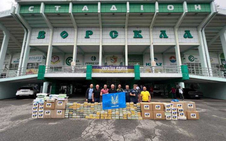 Гуманітарний штаб НОК України і УАФ доставили дитяче харчування в Полтаву, Суми і Кам'янське