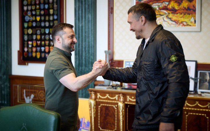 Володимир Зеленський зустрівся із Олександром Усиком