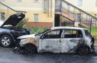 Ночью в Киеве сожгли автомобиль активисту, который борется с незаконной застройкой