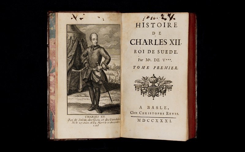 Вольтер, книга «Історія Карла XII, короля Швеції» (Histoire de Charles XII roi de Suède, 1731)