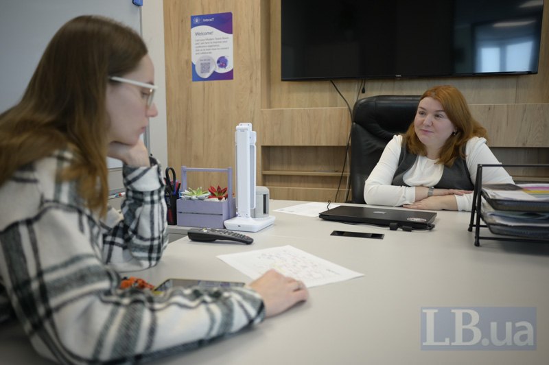 Галина Літош і журналістка <i>LB.ua</i> Катерина Амеліна