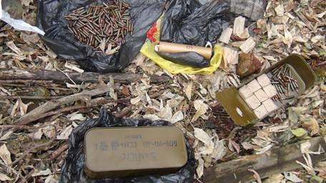 В Дружковке россиянин прятал 1,5 тыс. патронов и взрывчатку