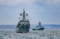 Корабли России блокируют судоходство в Черном и Азовском морях
