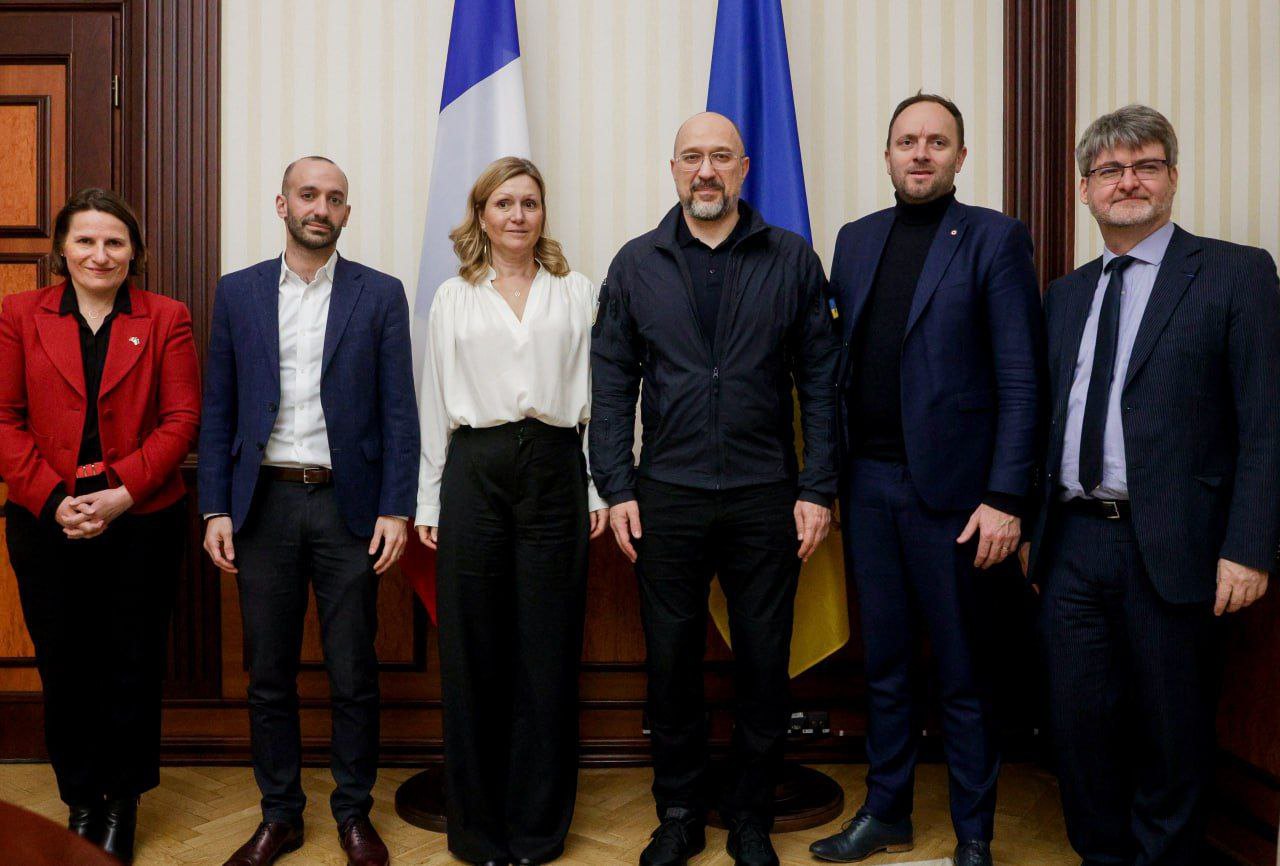 Українська і французька делегації