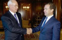 Азаров встретится с Медведевым в Астане 25 сентября