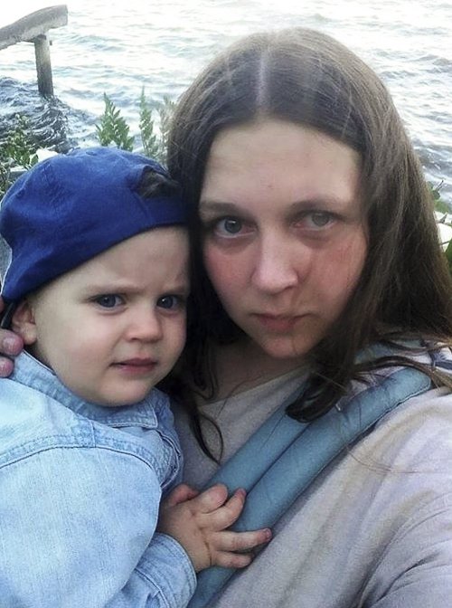 Лена Самойленко с дочерью Мартой