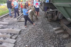 В Одесской области подорвали грузовой поезд