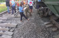 В Одеській області підірвали вантажний потяг