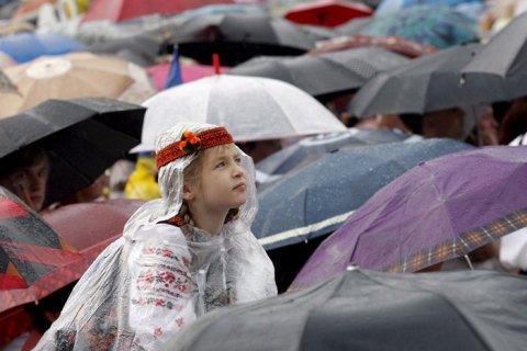 В воскресенье в Киеве обещают кратковременные дожди
