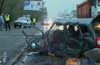 В Киеве в лобовом столкновении пострадало четыре человека